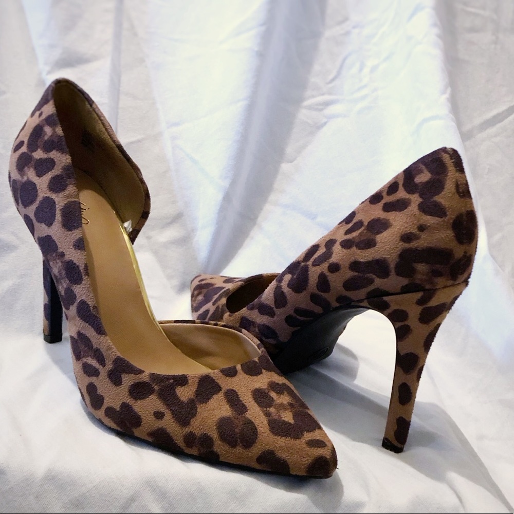 Leopard Print Heel, 8.5